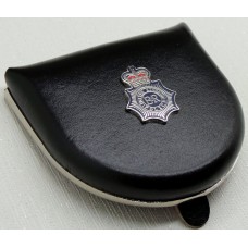 Police Force Personalised Genuine Leather Coin Case Police Force Personalised Genuine Leather Coin Case